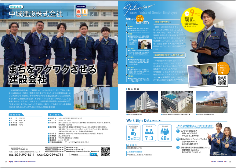 宮城の建設業階で働こう!!2023